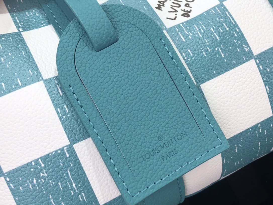 L0vis Vvtt0n City Keepall Damier Turquoise Replica Shoulder Bag N50076