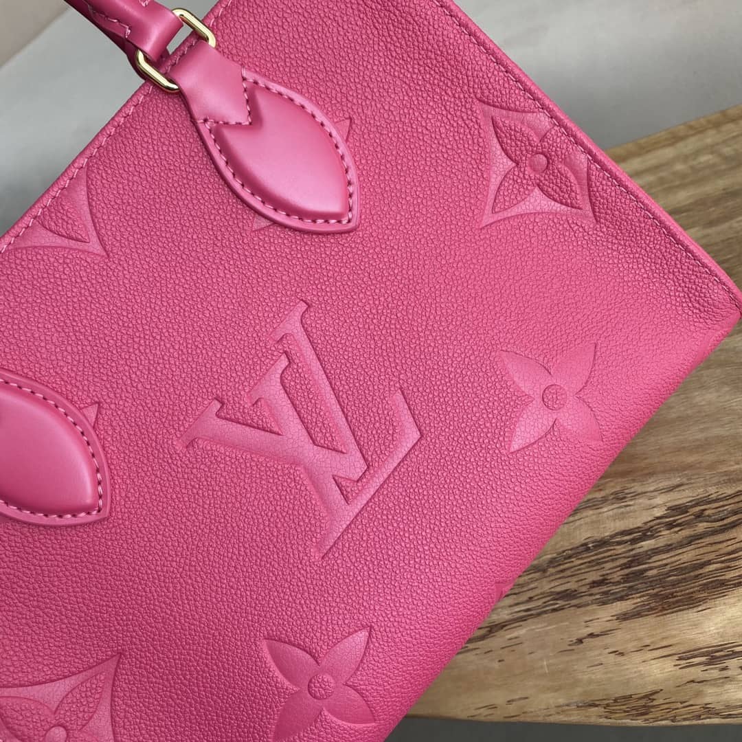 L0vis Vvtt0n Mini Onthego Tote Replica Pink M45560