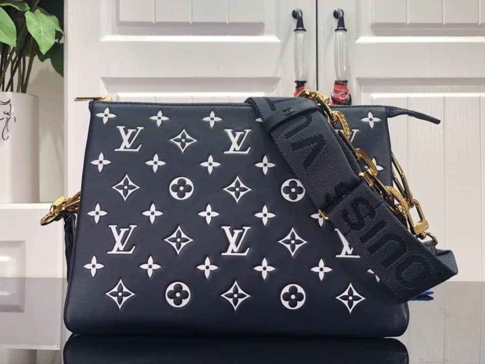 Best Replica L0vis Vvtt0n Monogram Embossed Coussin PM M59398 Replica Shoulder Bag(ColaReps)
