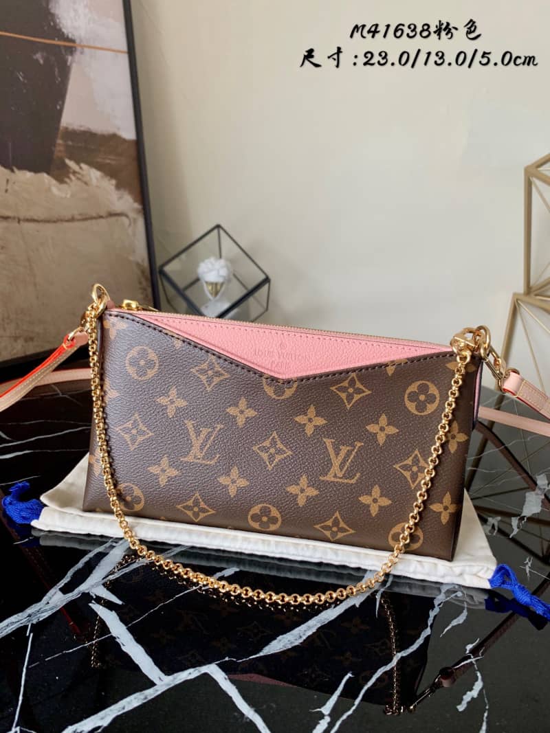 L0vis Vvtt0n Pallas Replica Clutch Monogram 2way Pink M41638