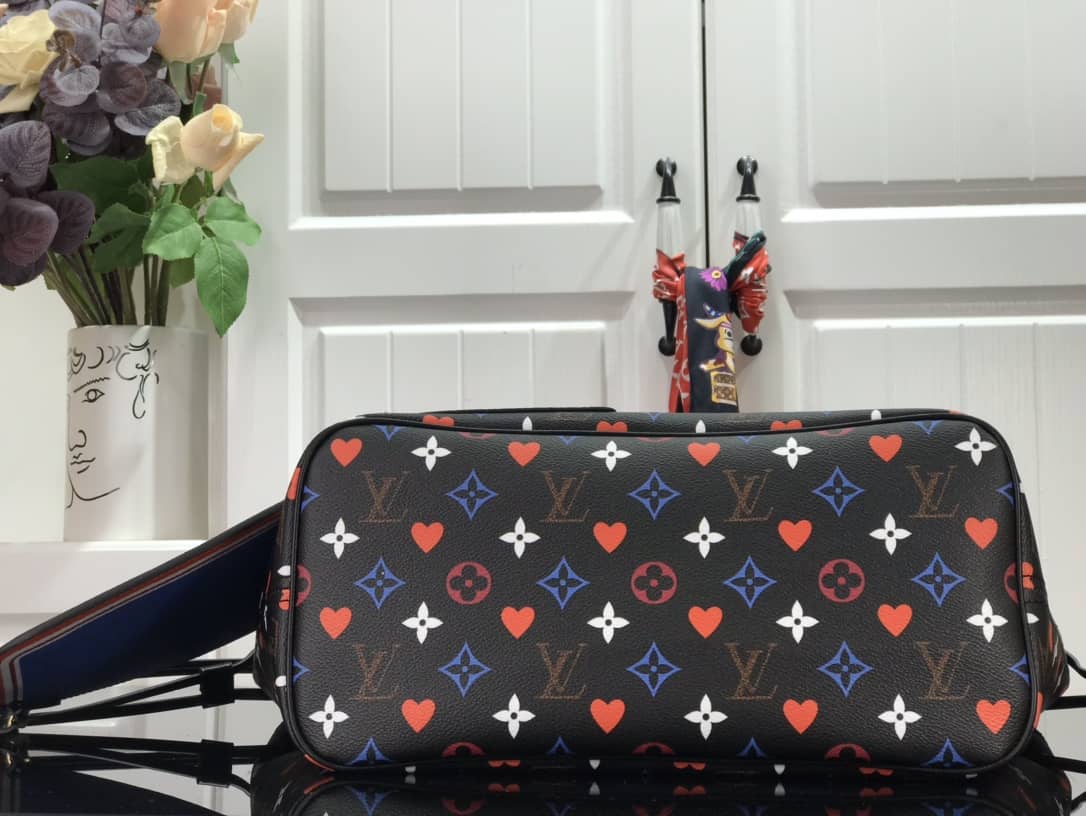 L0vis Vvtt0n Game On Neverfull MM Tote Replica Black M57462