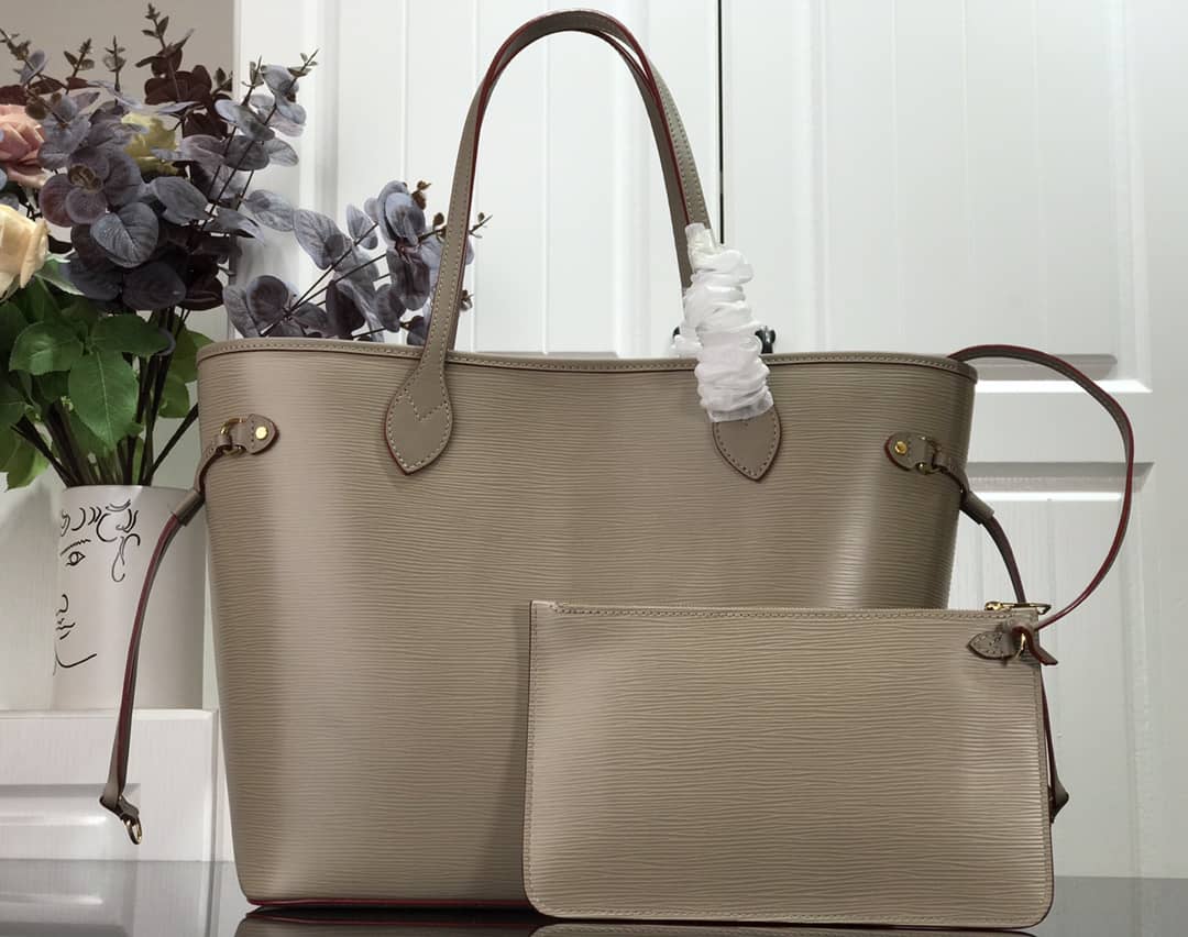 L0vis Vvtt0n Epi Leather Neverfull MM Bag Replica M54185