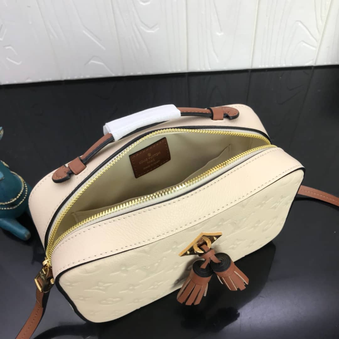 L0vis Vvtt0n Saintonge Monogram Empreinte Replica Bag White M44593