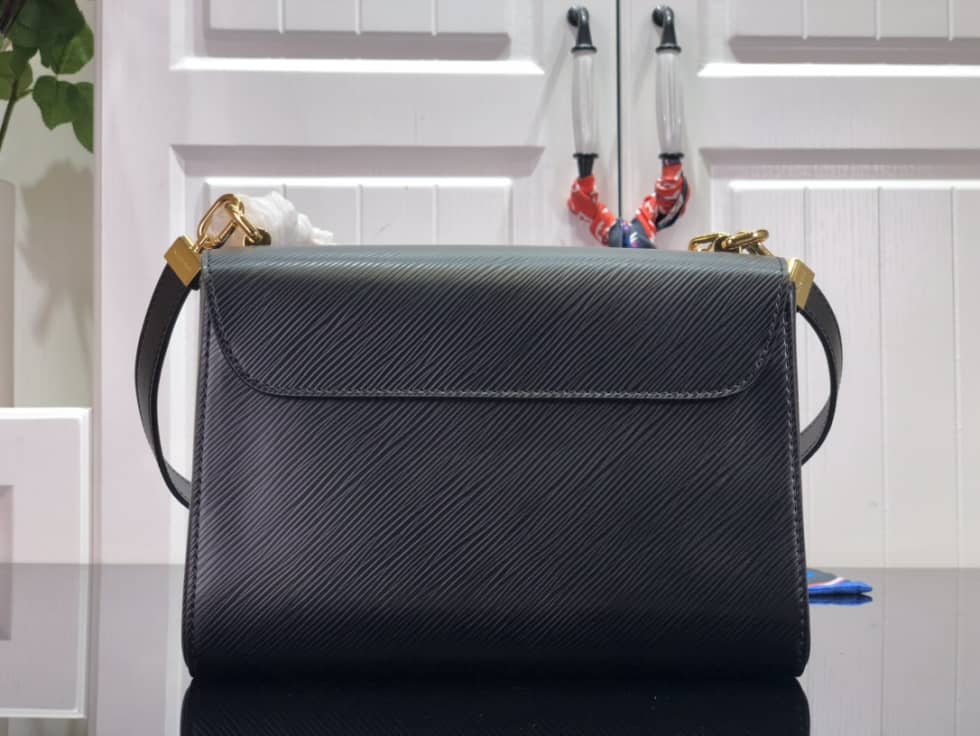 L0vis Vvtt0n Twist MM Epi Grained Leather Black M59402 Replica Crossbody Bag