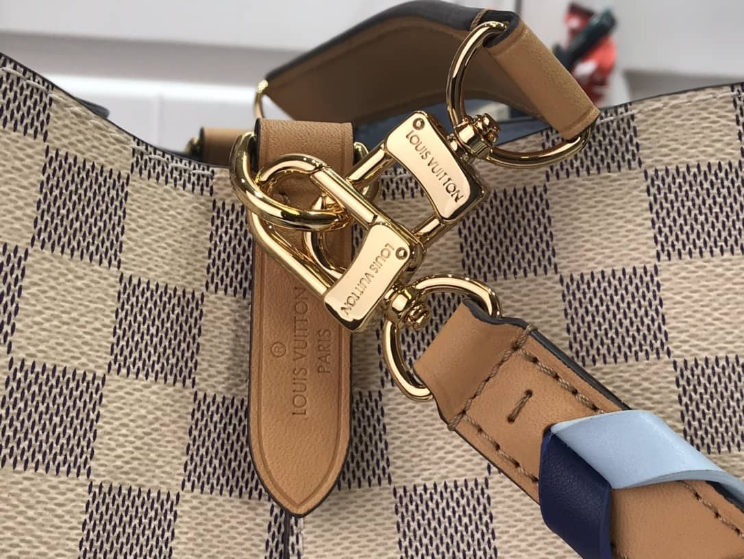 L0vis Vvtt0n Damier Azur Coated Canvas NéoNoé MM Replica Bag N50042