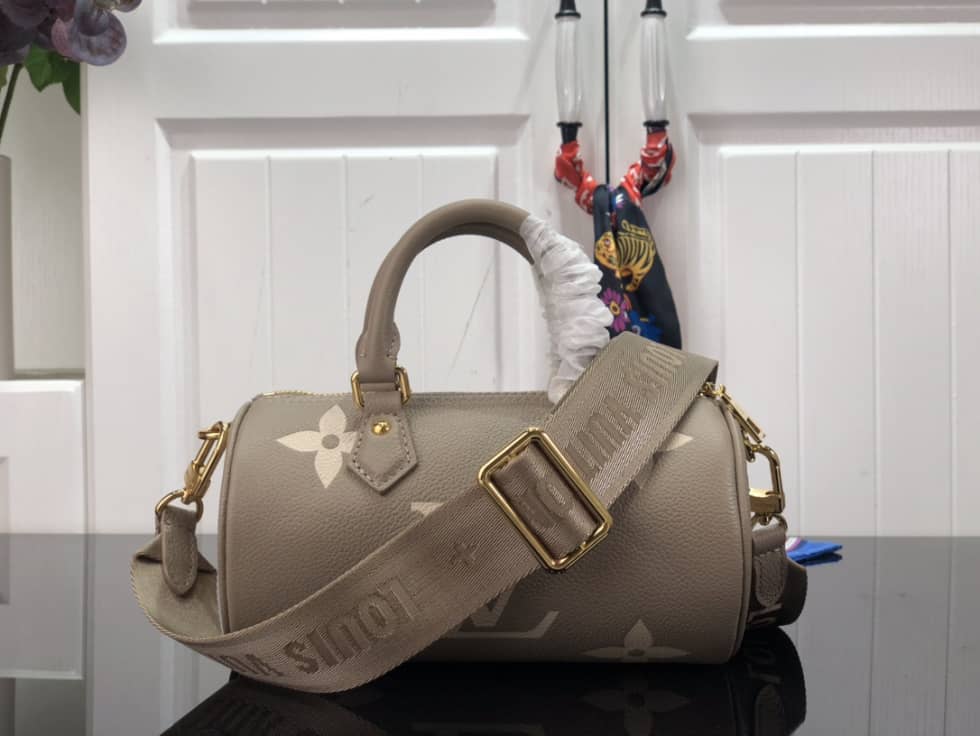 L0vis Vvtt0n Papillon BB Bicolour Monogram Empreinte Leather M46031 Replica Shoulder Bag