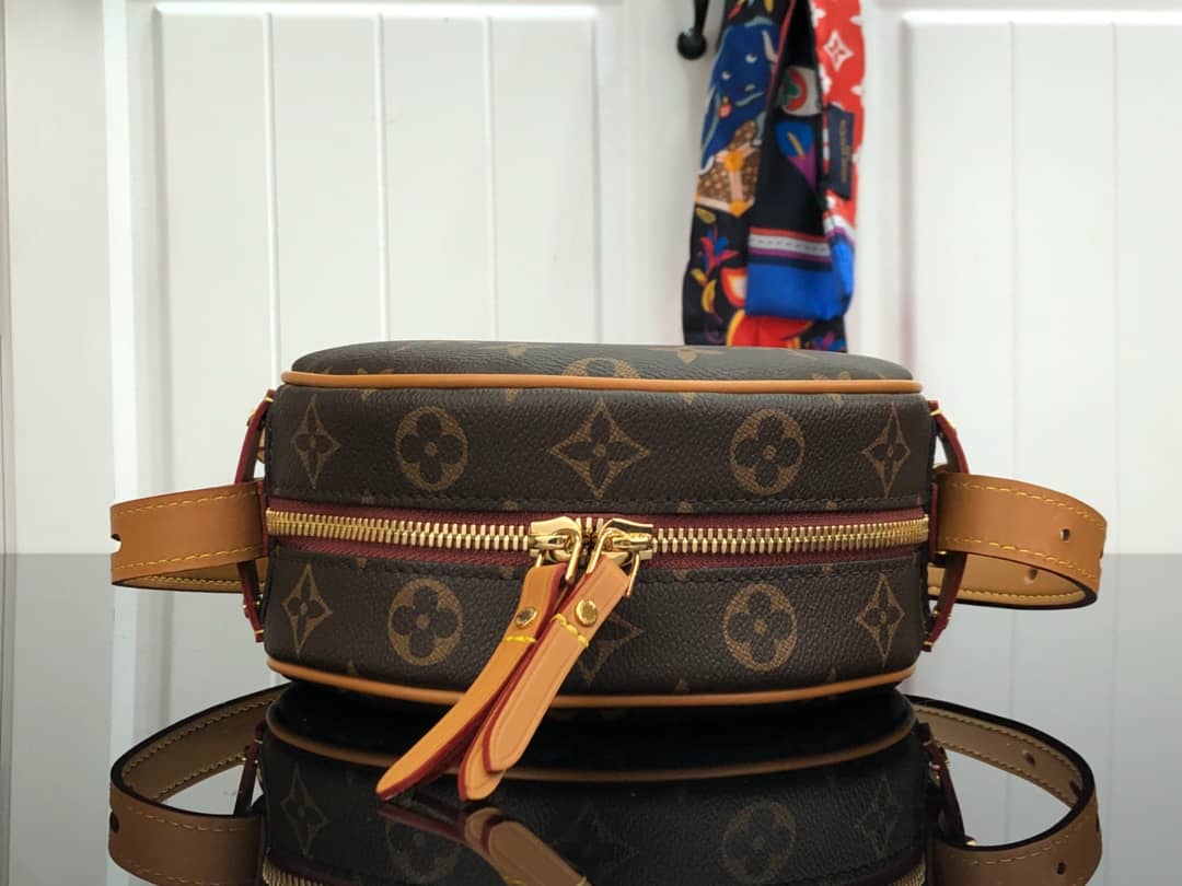 L0vis Vvtt0n Monogram Boite Chapeau Souple PM Replica Crossbody Bag Brown M45149