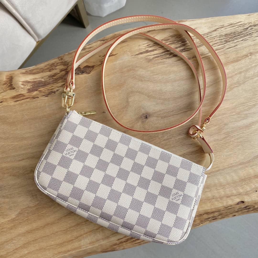 L0vis Vvtt0n Pochette Dupe Damier Azur  Accessories M51980 Gray