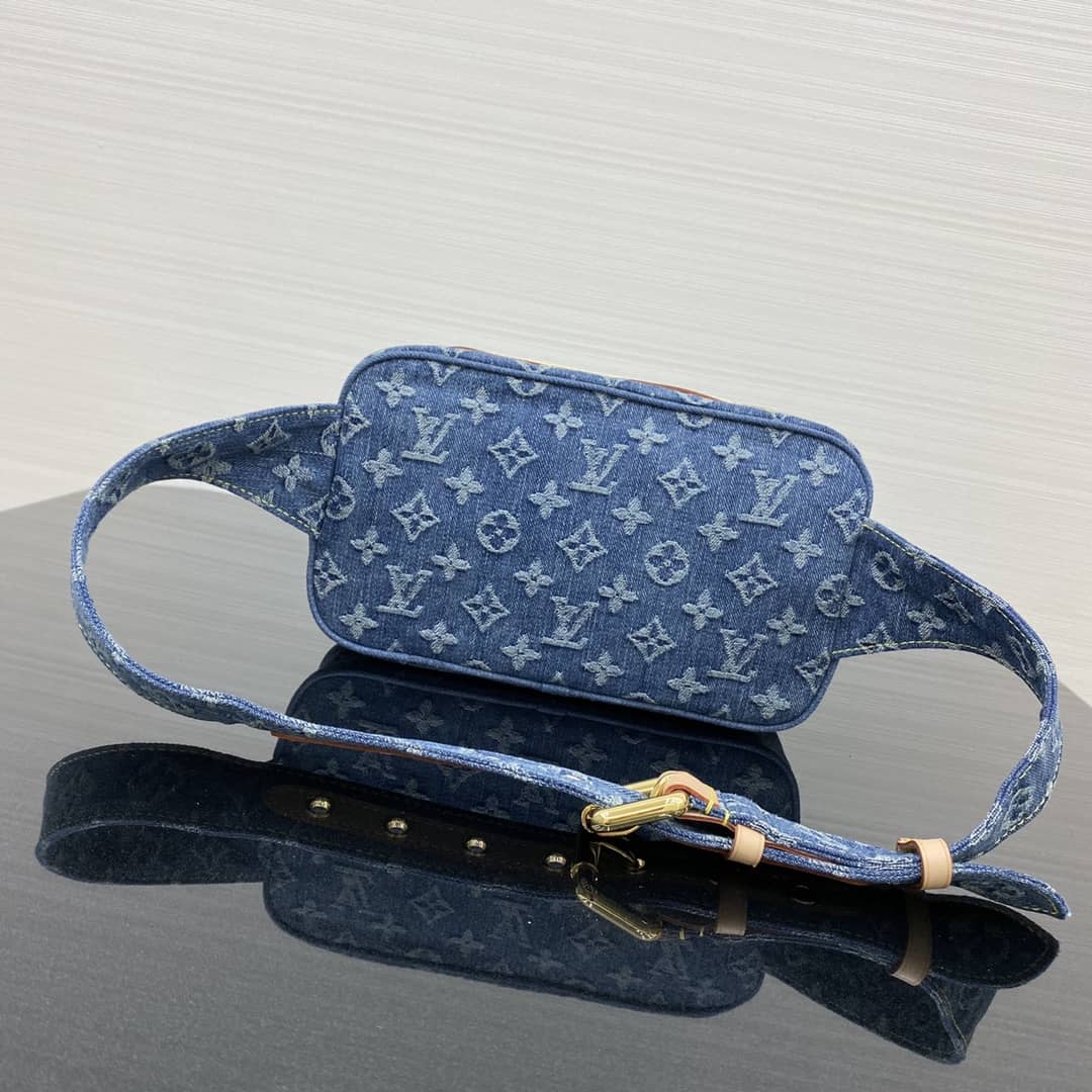LV Bum Bag Dupe Monogram Denim M44466