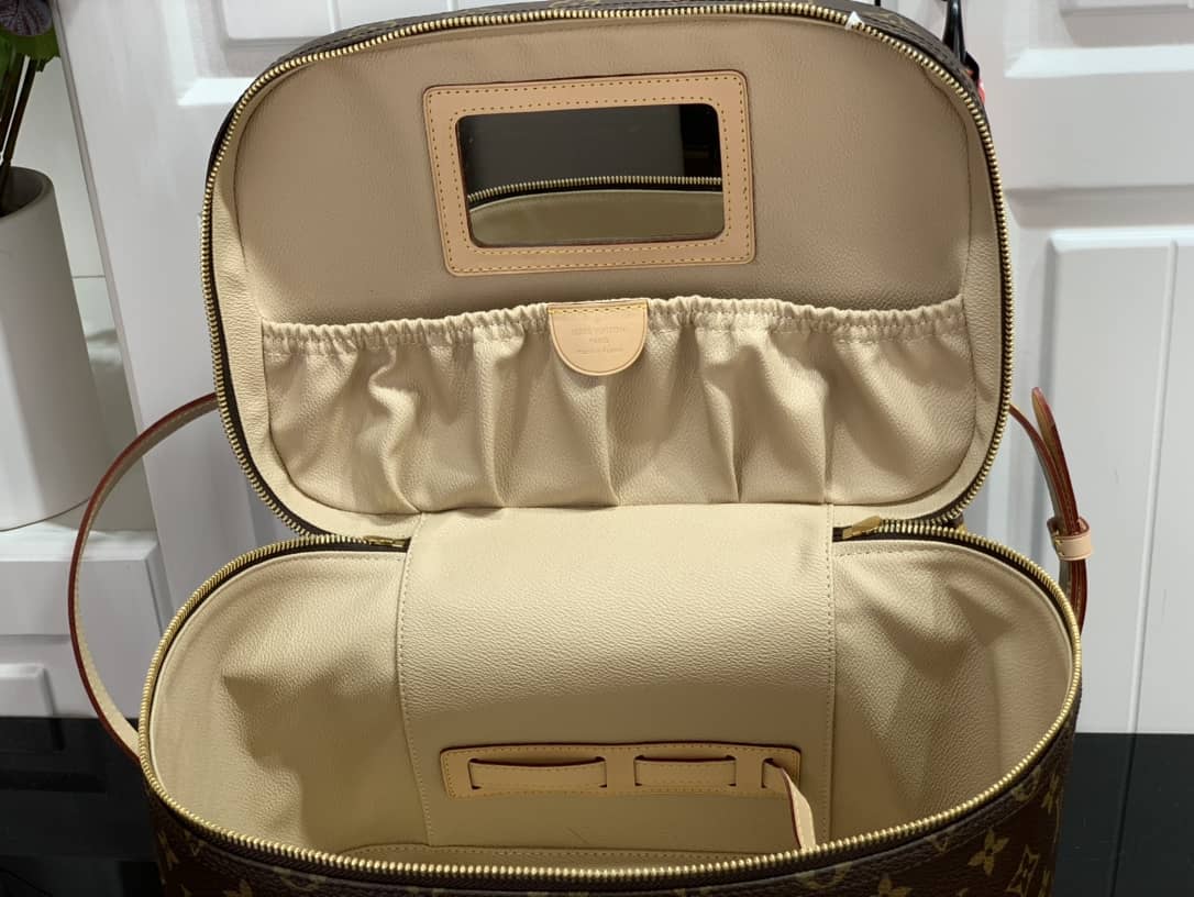 L0vis Vvtt0n Beauty Case Large Monogram Canvas Leather Travel Bag Replica M47280