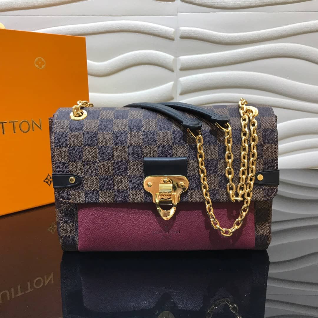 L0vis Vvtt0n Vavin PM Damier Ebene Replica Shoulder Bag Purple N40113