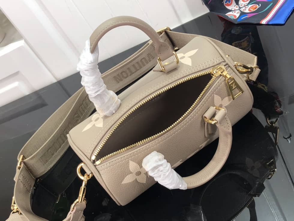 L0vis Vvtt0n Papillon BB Bicolour Monogram Empreinte Leather M46031 Replica Shoulder Bag