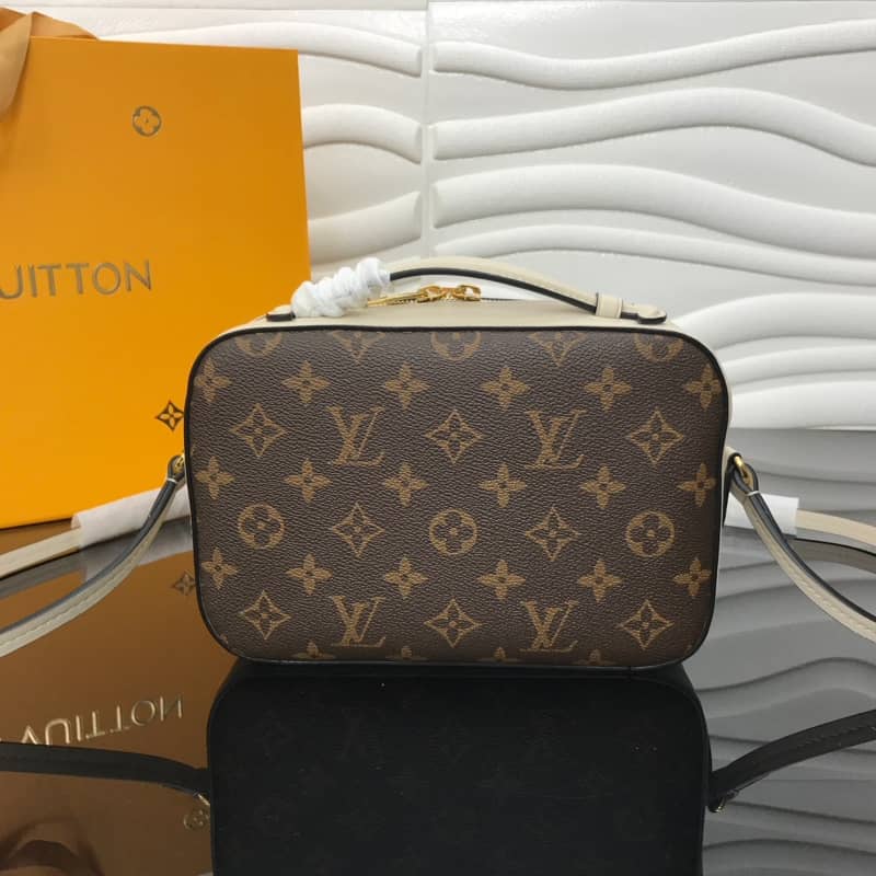 L0vis Vvtt0n Saintonge Monogram Canvas Replica Shoulder Bag White M43557