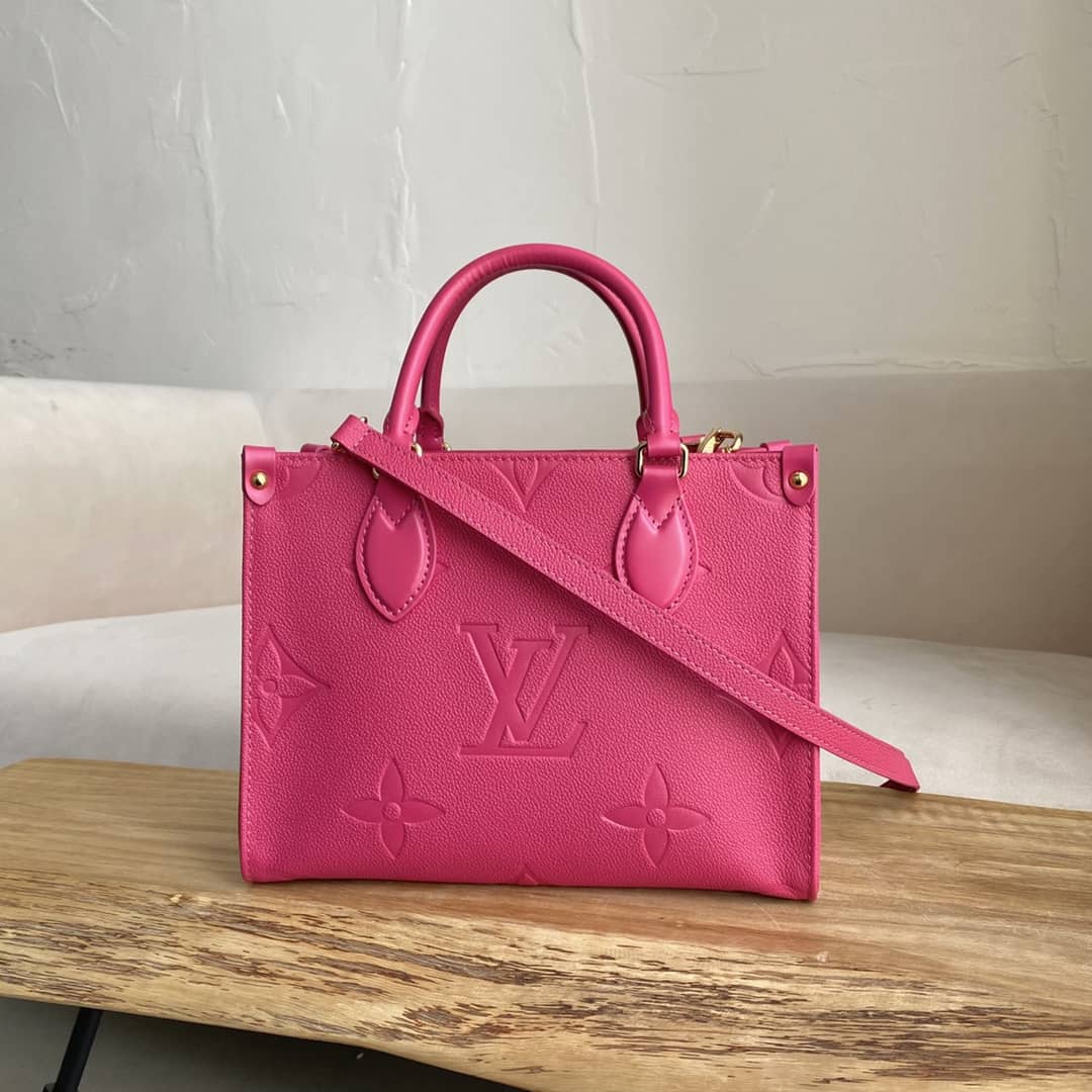 L0vis Vvtt0n Mini Onthego Tote Replica Pink M45560