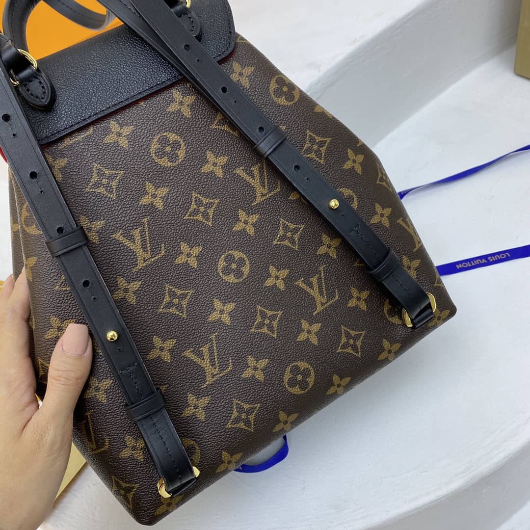 L0vis Vvtt0n Monogram Canvas Montsouris BB Replica Bag M45516 Black