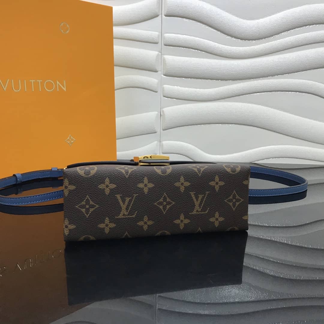 L0vis Vvtt0n Locky BB Replica Crossbody Handbag Blue M44321