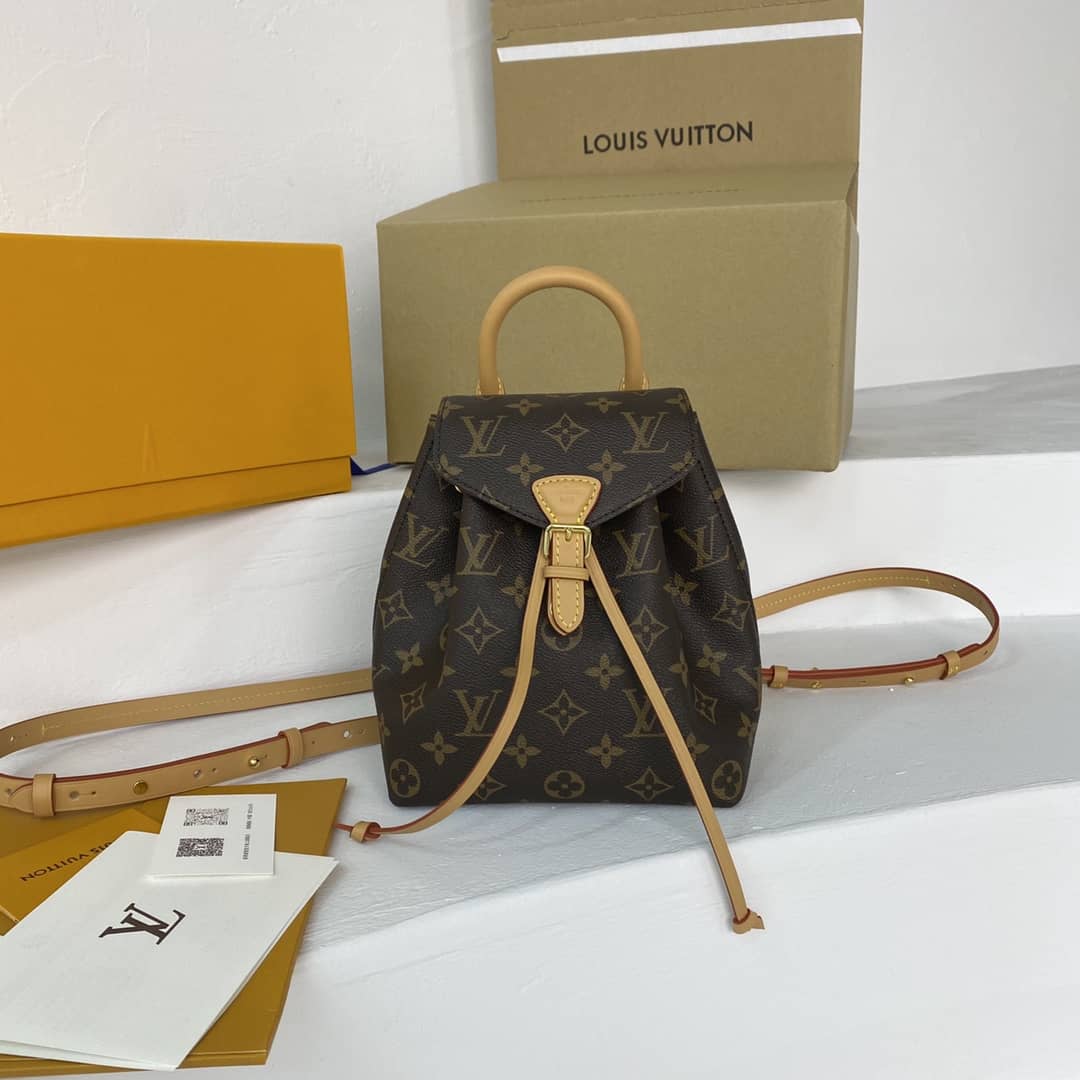 L0vis Vvtt0n Monogram Canvas Montsouris BB Replica Bag M45516 Brown