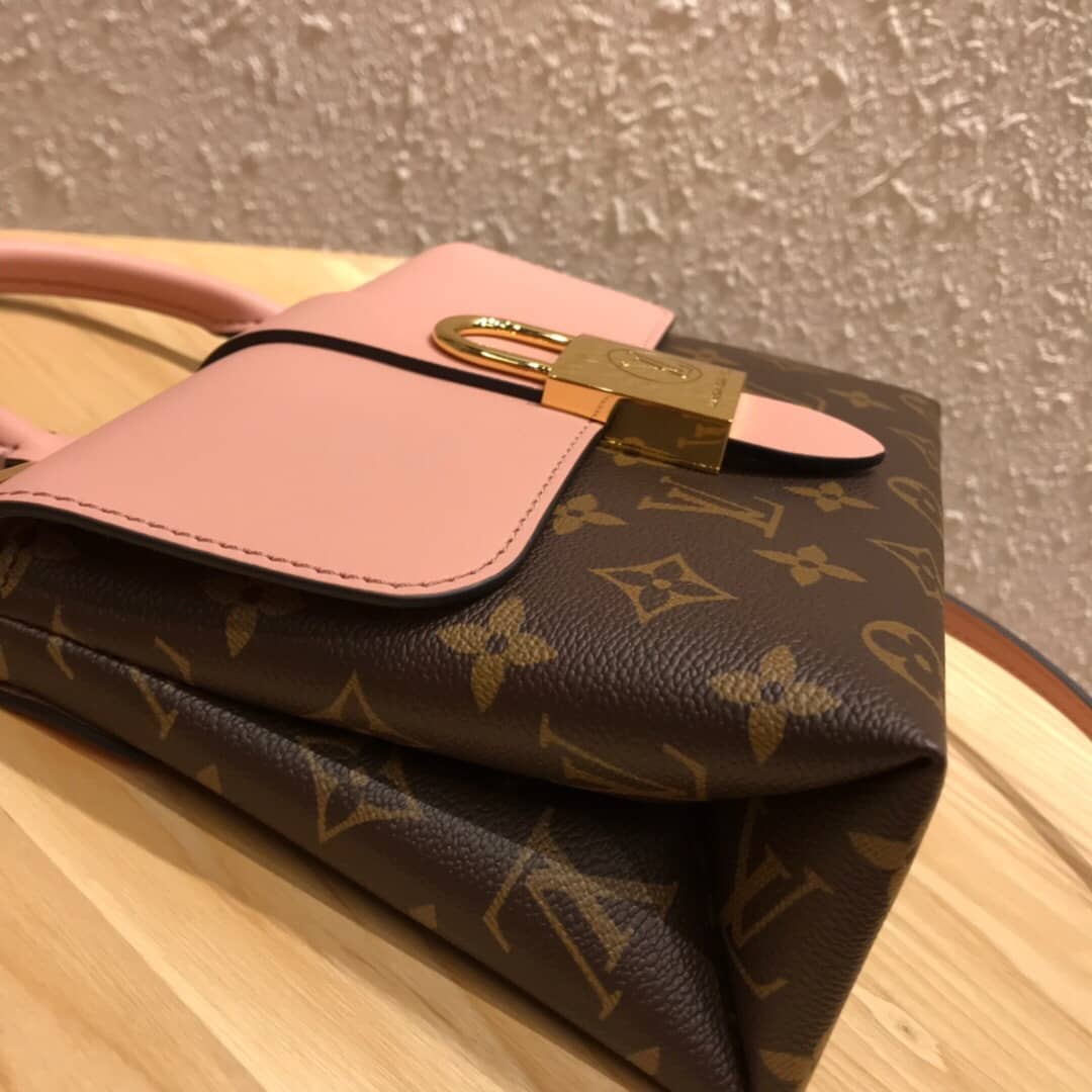 L0vis Vvtt0n Monogram Canvas Locky BB Bag Replica Pink M44321