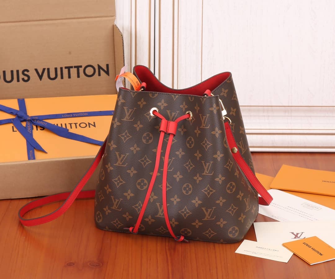 L0vis Vvtt0n Neo Noe Replica Bucket Bag Brown M44021