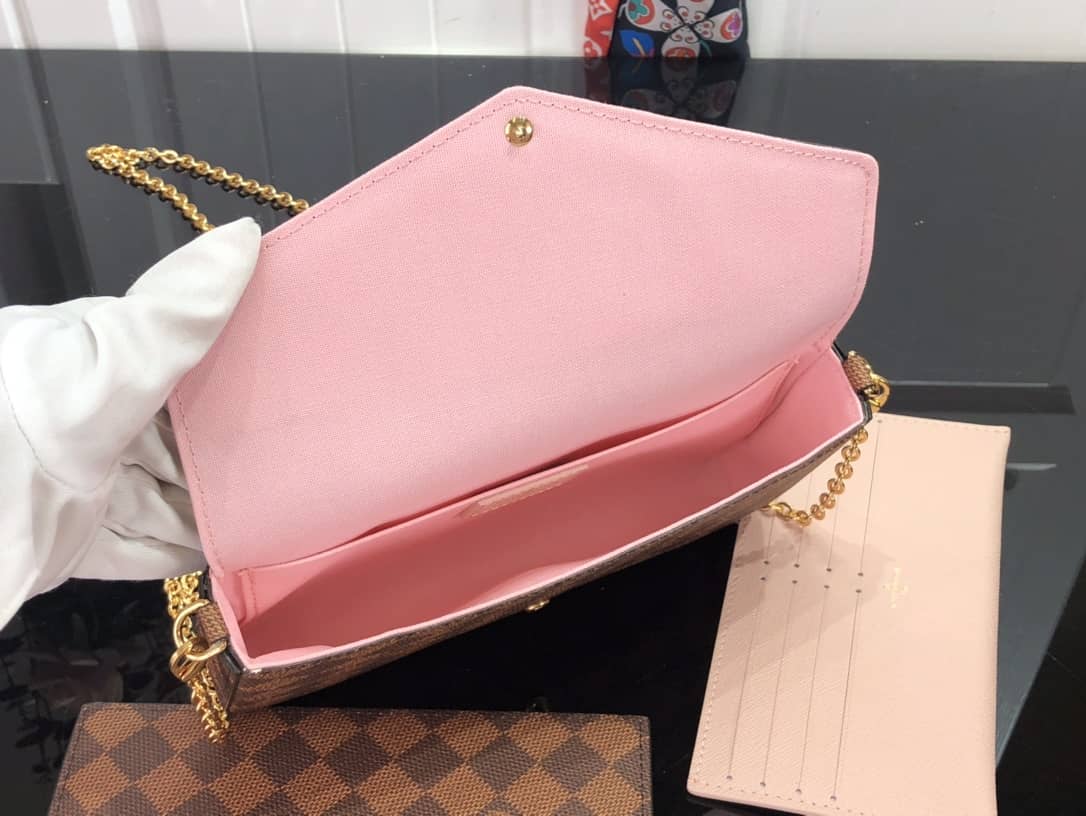 L0vis Vvtt0n Damier Canvas Flicie Replica Pochette N60474