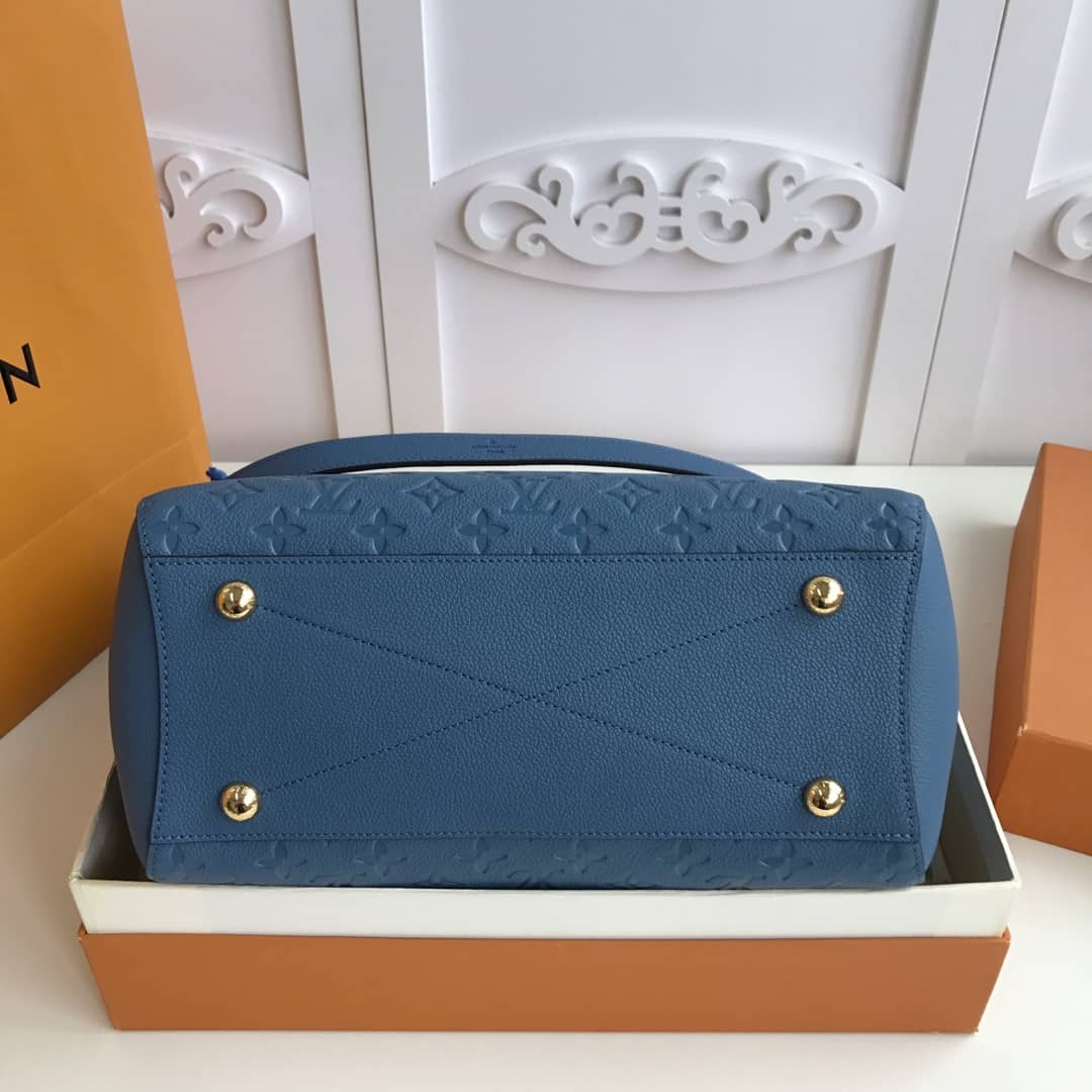 L0vis Vvtt0n Monogram Montaigne MM Shoulder Bag Replica Blue M41048