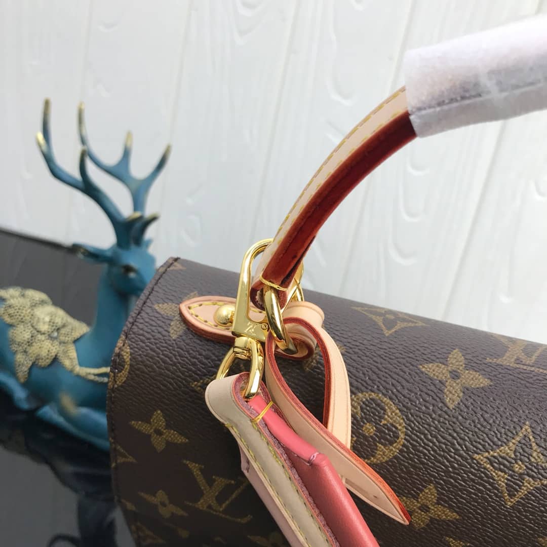 L0vis Vvtt0n Cluny BB Monogram Canvas Shoulder Bag Replica Pink M42738