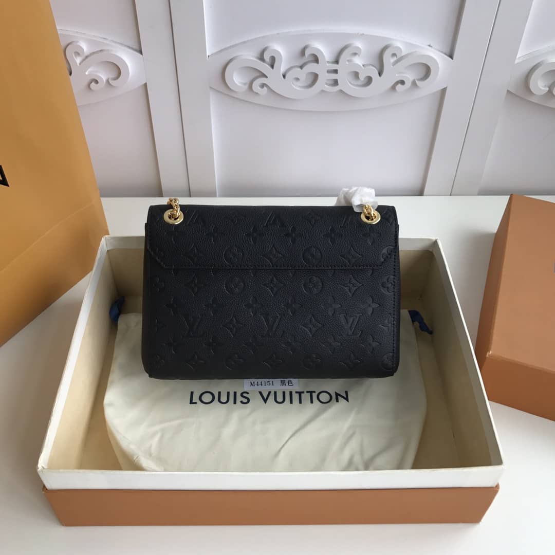 L0vis Vvtt0n Monogram Empreinte Vavin PM Chain Replica Shoulder Bag Black M44151