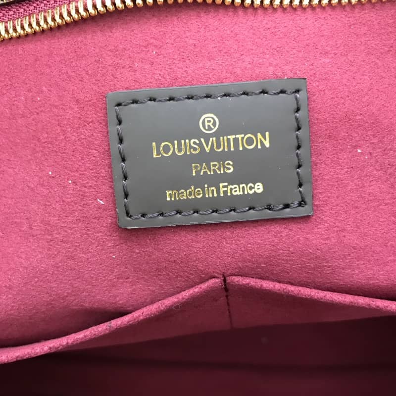 L0vis Vvtt0n Jersey Damier Ebene Canvas Magnolia Bag Replica Purple N44041