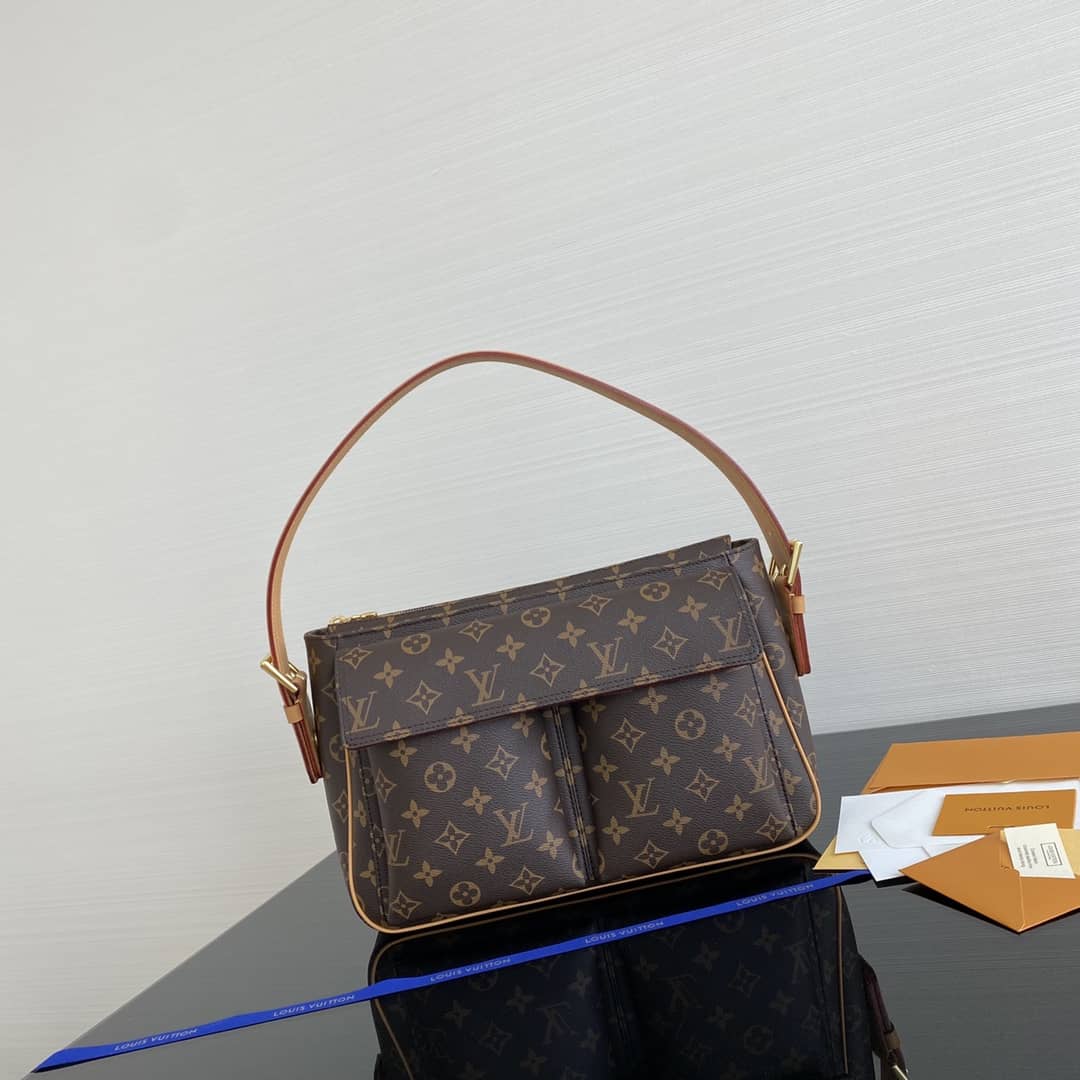 L0vis Vvtt0n Viva Cite GM Monogram Canvas Replica Shoulder Bag