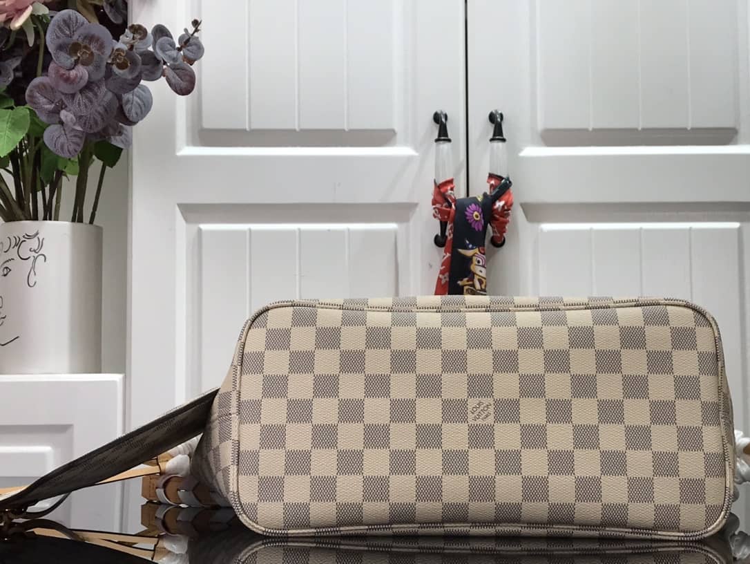 L0vis Vvtt0n Neverfull Dupe MM Damier Azur Bag N50047