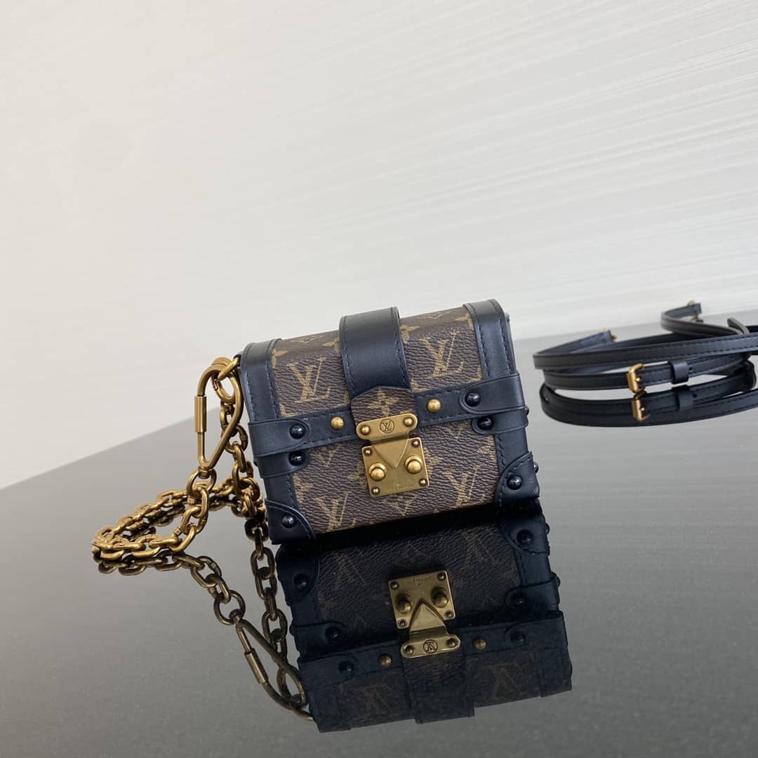 L0vis Vvtt0n Mini Trunk Monogram Canvas Key Chain Replica Bag 44188M