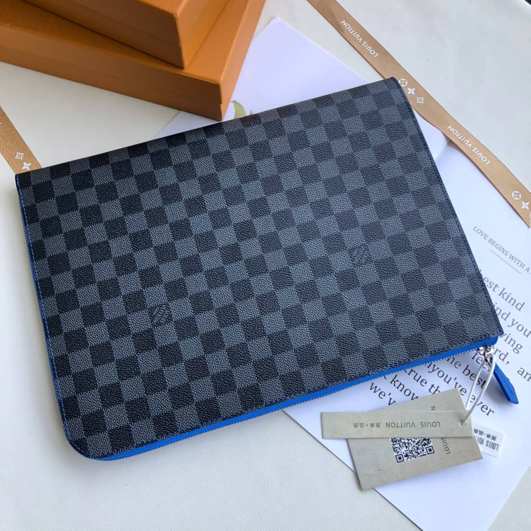 L0vis Vvtt0n Pochette Jour PM Damier Graphite Bag Replica N64032