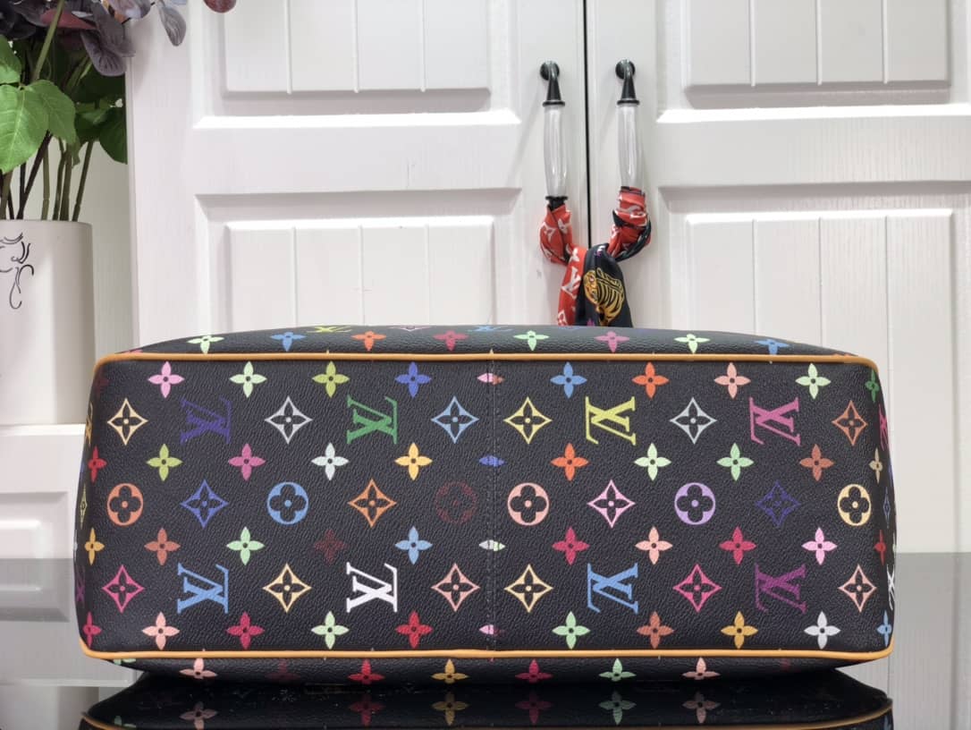 L0vis Vvtt0n Delightful PM Monogram Multicolor Shoulder Bag Replica Black M40352