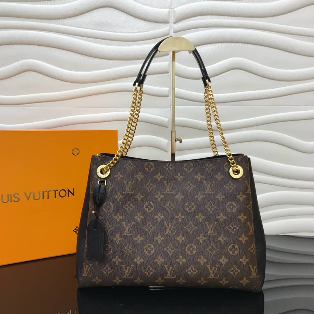 L0vis Vvtt0n Surene MM Monogram Chain Shoulder Bag Replica Black M43772