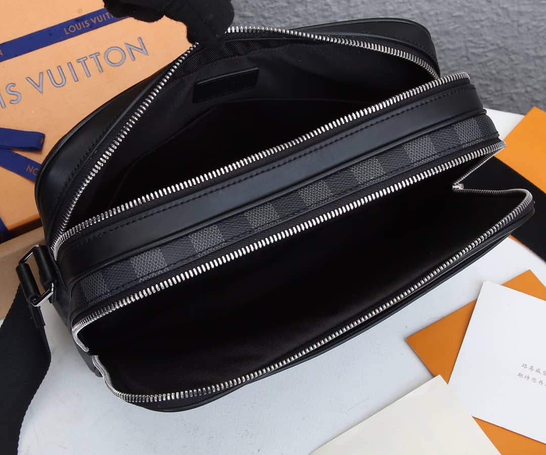 L0vis Vvtt0n Trocadero PM Damier Graphite Messenger Bag Replica N40087