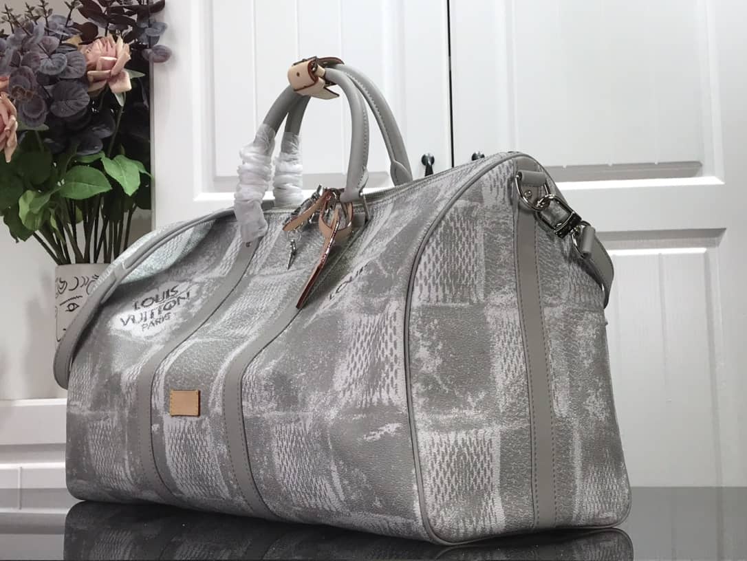 L0vis Vvtt0n Keepall Bandoulière 50 Travel Bag Replica Gray N50069