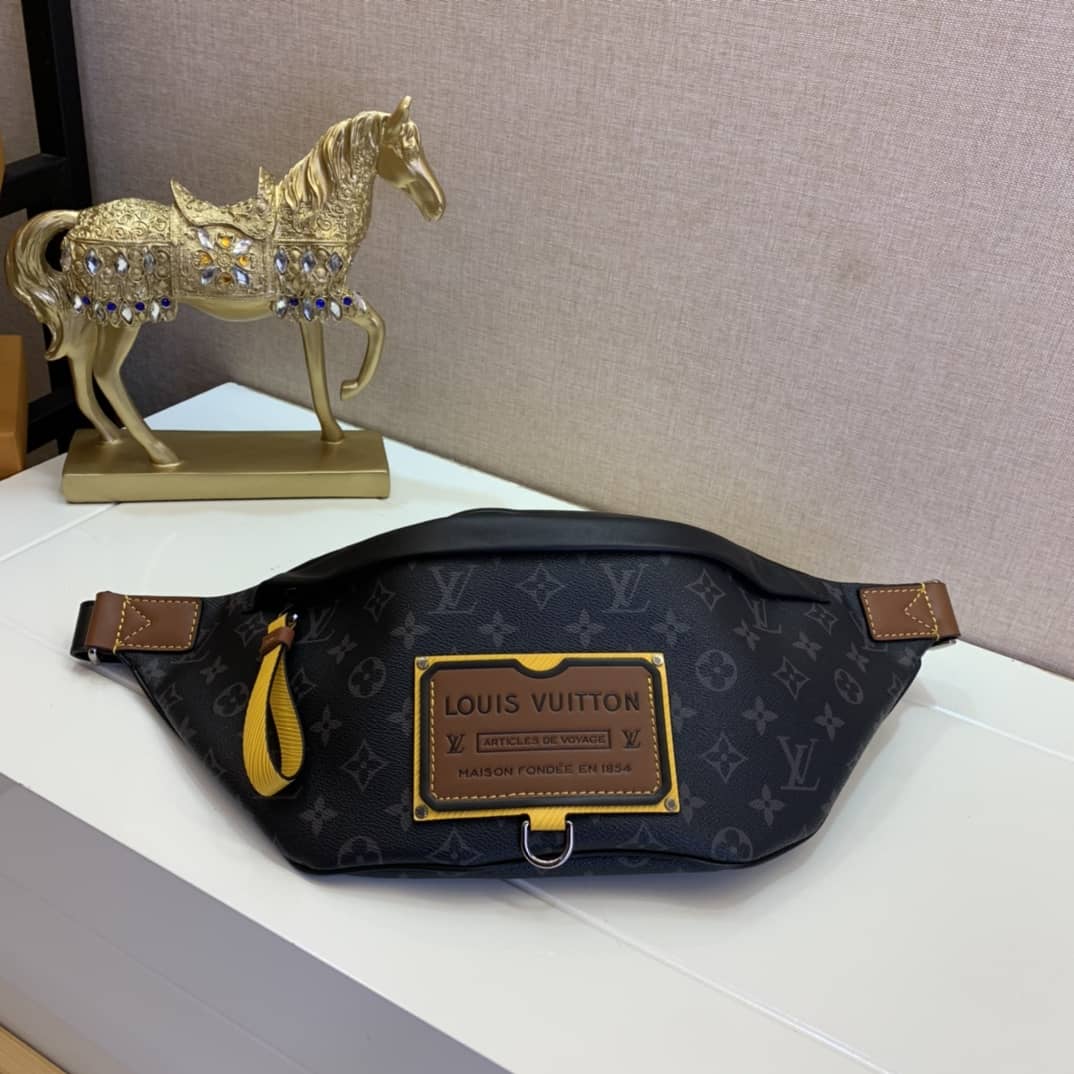 LV Bum Bag Dupe Monogram Eclipse Discovery  M45220