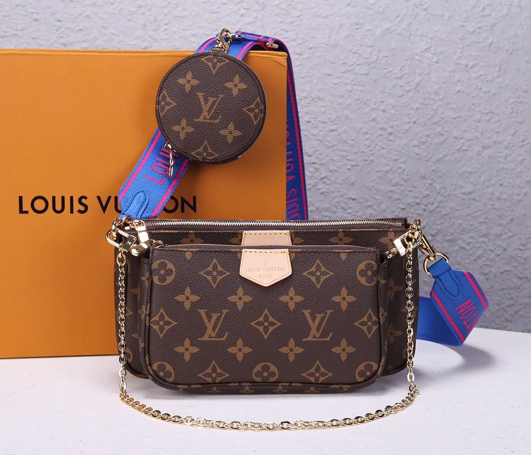 L0vis Vvtt0n Multi Pochette Accessoires Replica Crossbody Bag Blue M44840