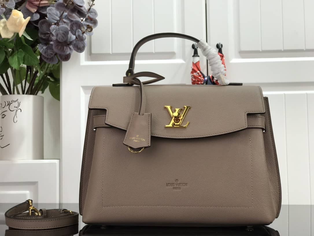 L0vis Vvtt0n Lock Me Ever 2Way Bag Replica Gray M52787
