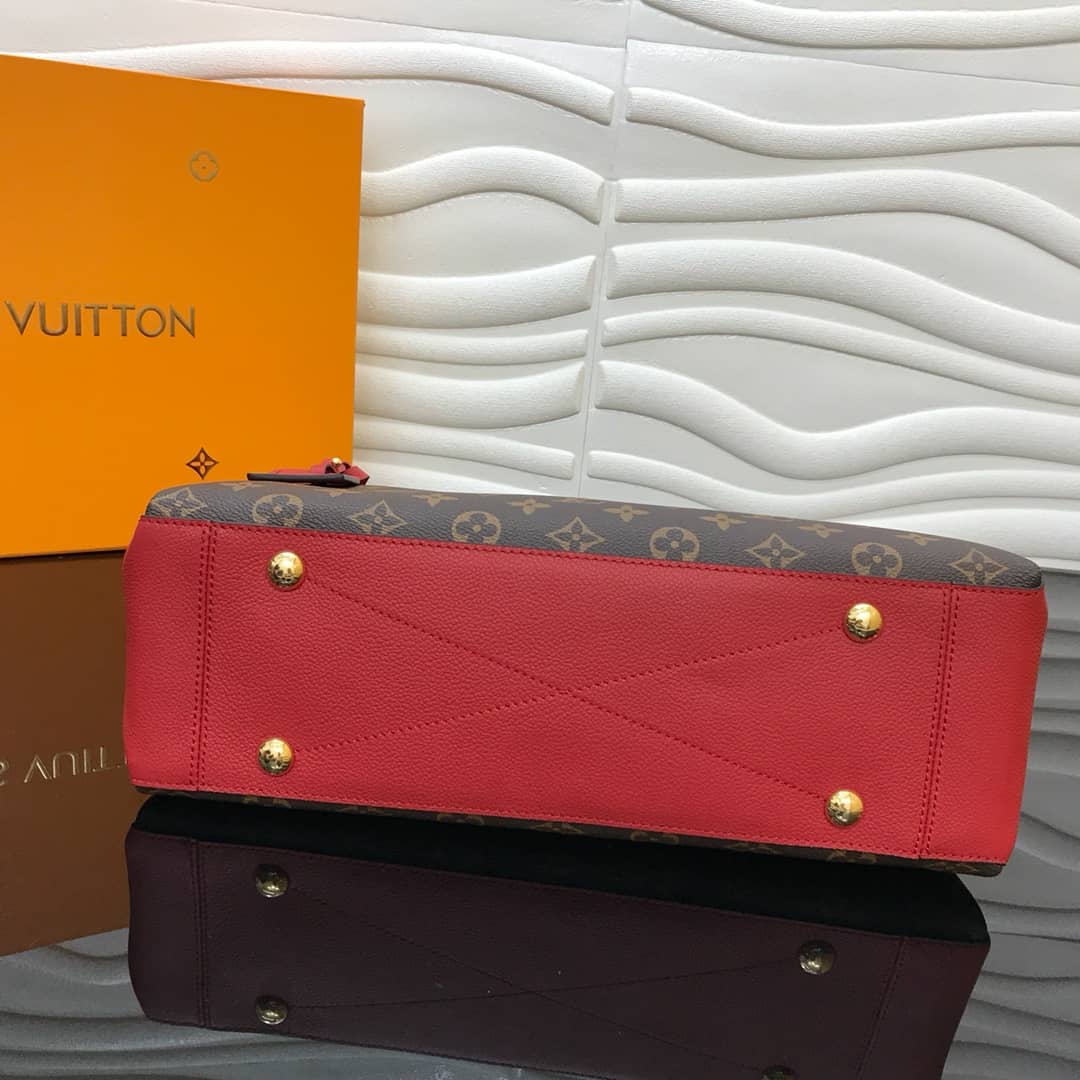L0vis Vvtt0n Surene MM Monogram Chain Shoulder Bag Replica Red M43772