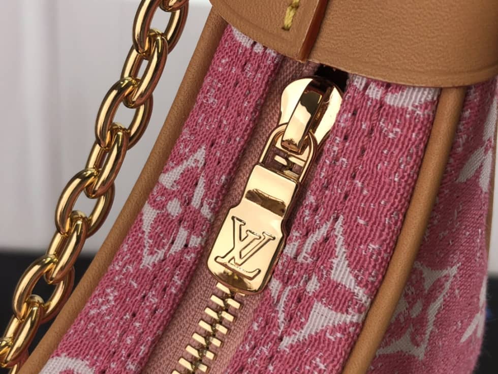 L0vis Vvtt0n Denim Loop Bag Pink M81166 Replica Hobo