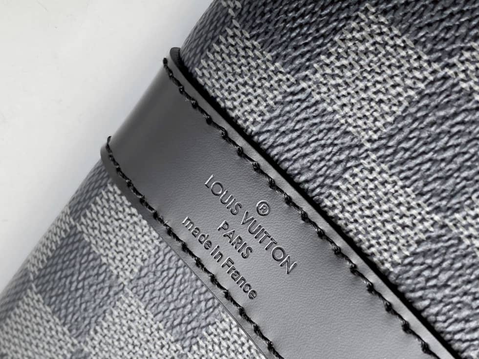 LV Duffle Bag Replica Keepall Bandouliere Damier Graphite 55 Black