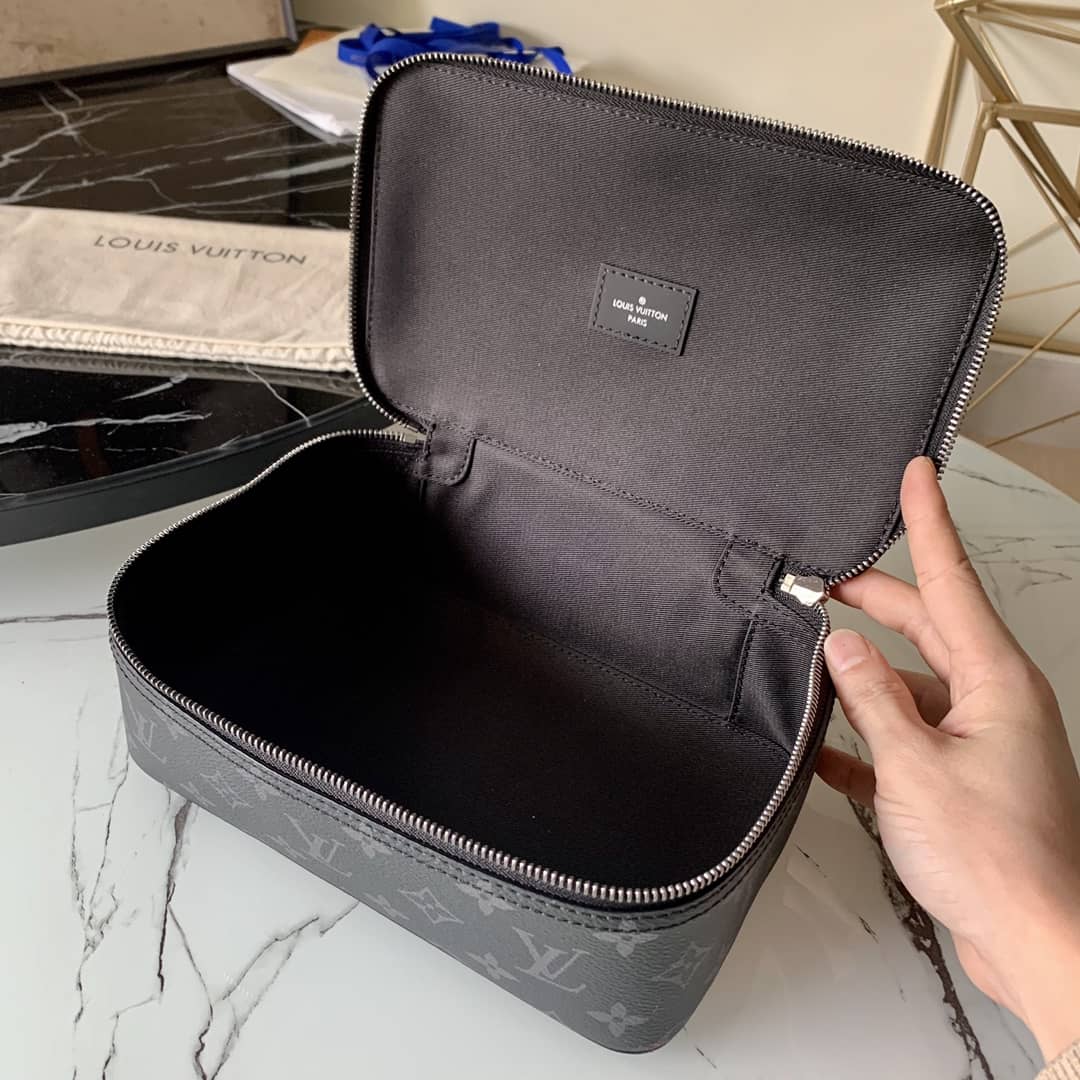 L0vis Vvtt0n Packing Cube MM Monogram Canvas Replica Bag Black M43689