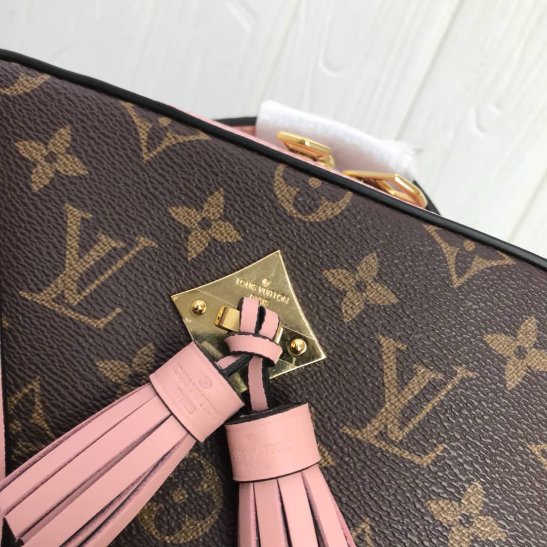 L0vis Vvtt0n Canvas Saintonge Replica Camera Bag Pink M43555
