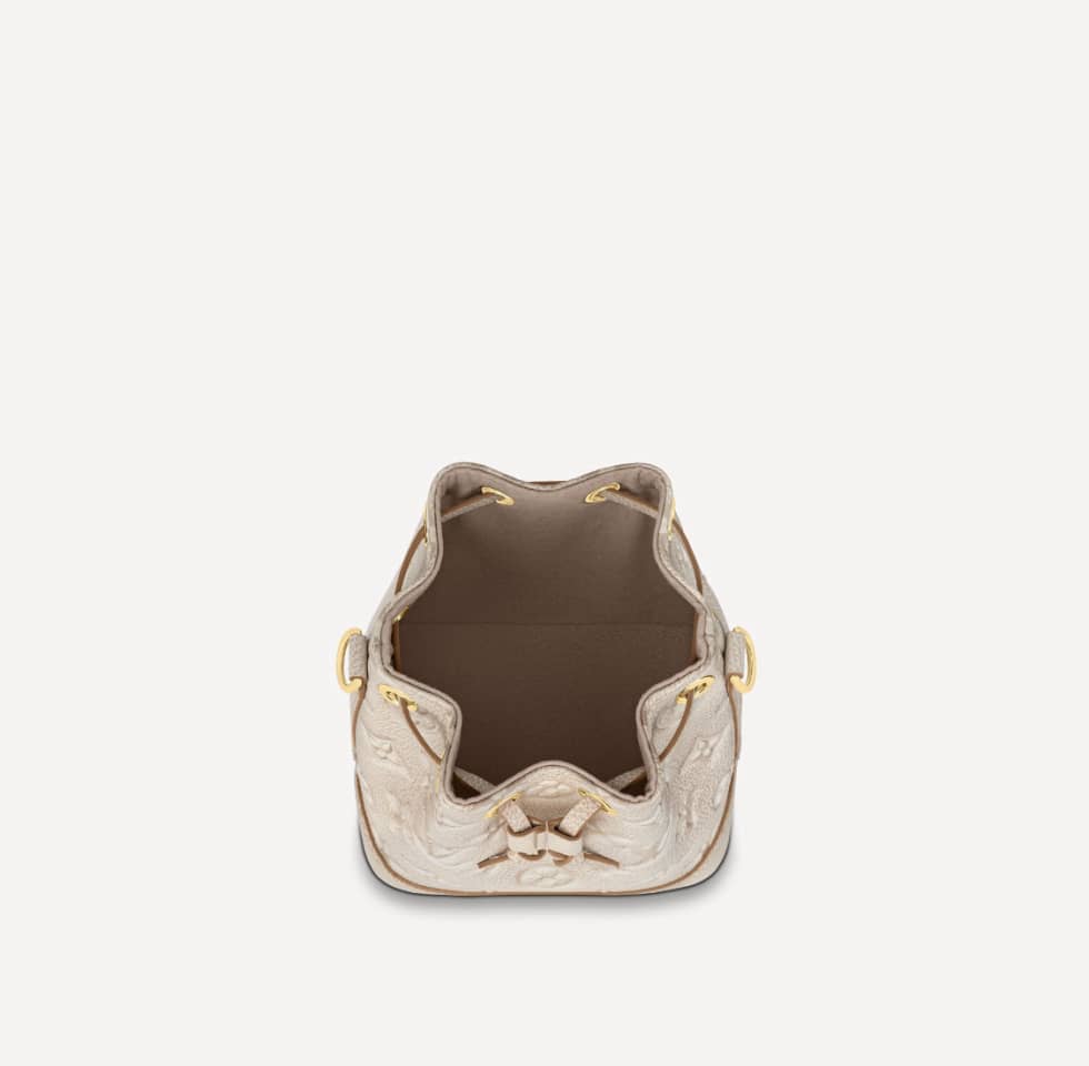 L0vis Vvtt0n Nano Noé Light Beige M81463 Replica Bucket Bag