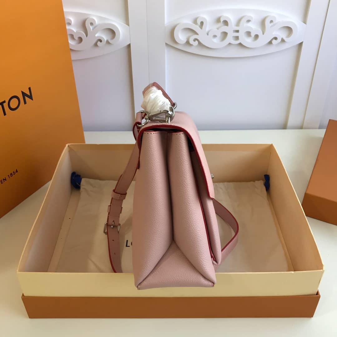 L0vis Vvtt0n MyLockMe 2way Leather Grain Replica Satchel Pink M54849