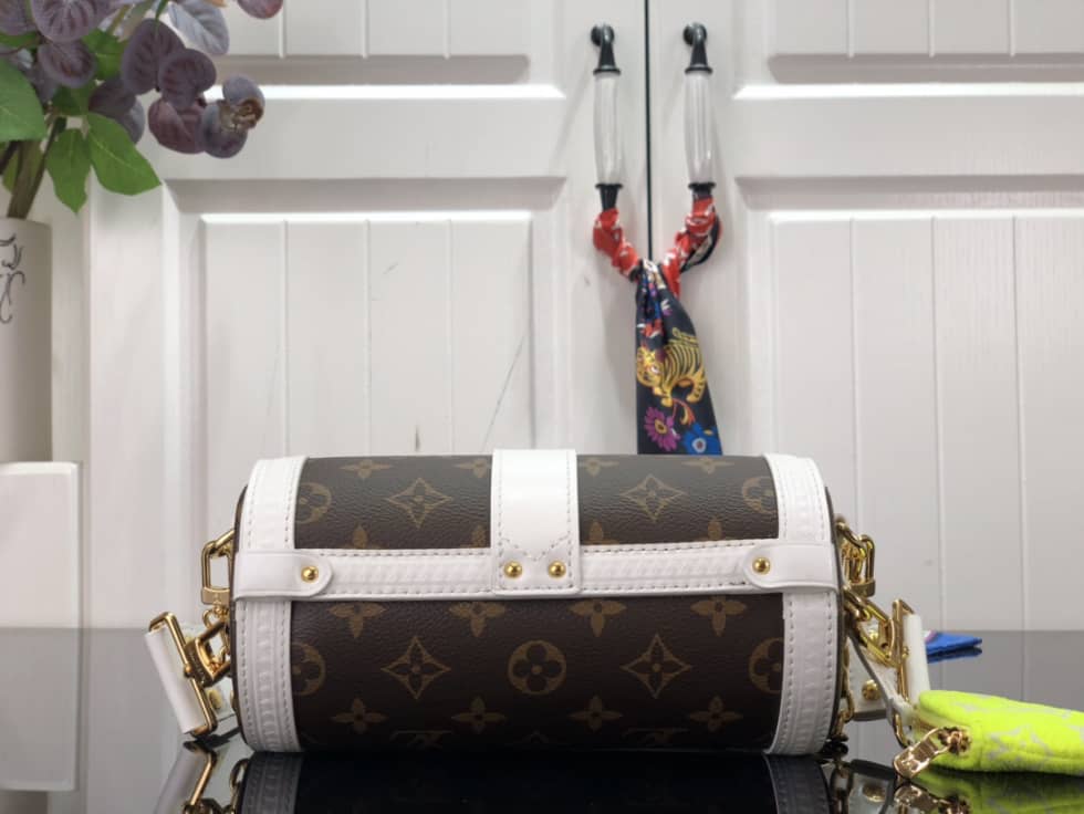 L0vis Vvtt0n Papillon Trunk Monogram White M81485 Replica Crossbody Bag