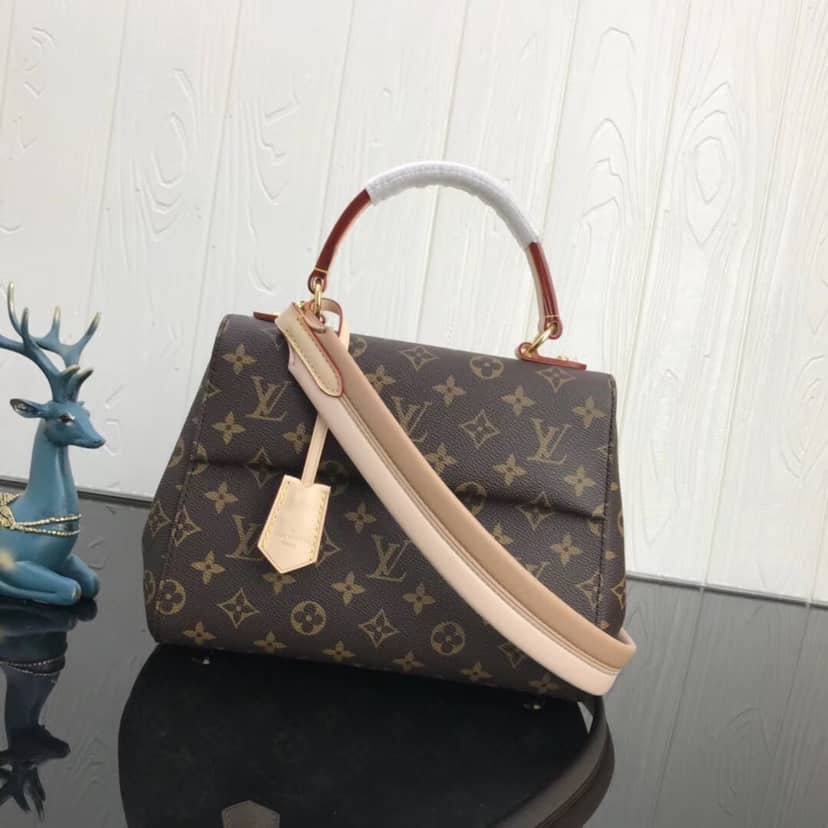 L0vis Vvtt0n Cluny BB Monogram Canvas Shoulder Handbag Replica Purple M42738