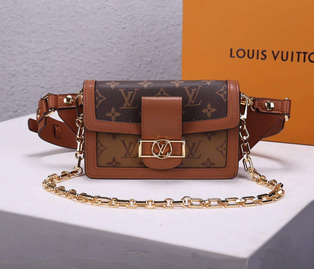 LV Bum Bag Dupe Monogram Reverse Dauphine M44586(ColaReps)