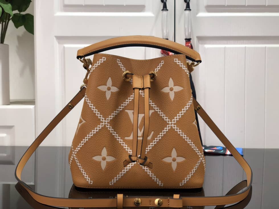 L0vis Vvtt0n NeoNoe MM Brown M46023 Replica Bucket Bag